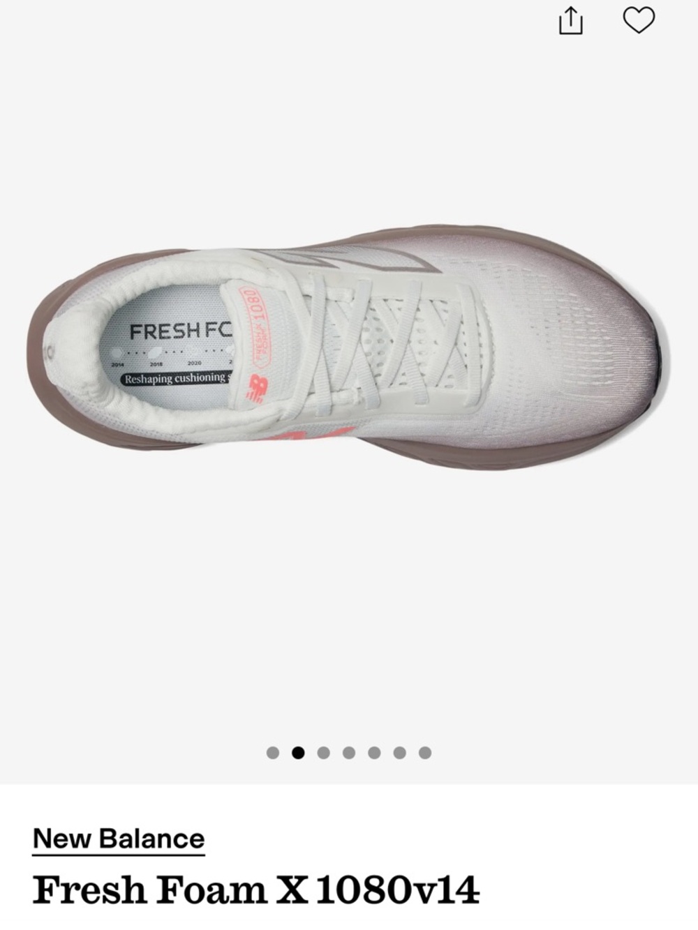 NEW New Balance Women's Fresh Foam X 1080v14 - Picture 9 of 13